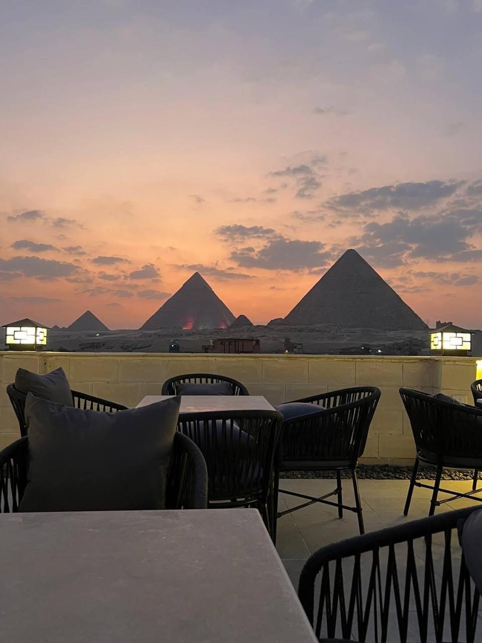Maro Pyramids Hotel Kafrat al Jabal Exterior foto